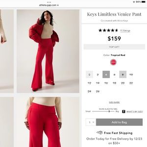 Athleta Keys Limitless Venice pants-NWOT